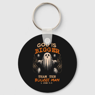 God Is Bigger Soky Season Christian Funny Hallowee Key Ring