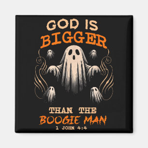 God Is Bigger Soky Season Christian Funny Hallowee Magnet