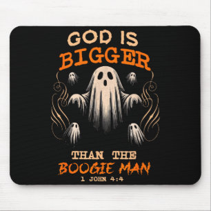 God Is Bigger Soky Season Christian Funny Hallowee Mouse Pad