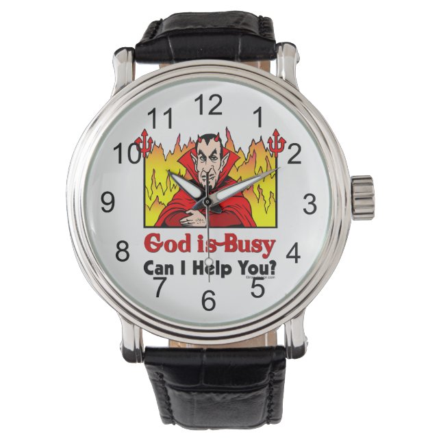 God Is Busy, Can I Help You? Watch (Front)