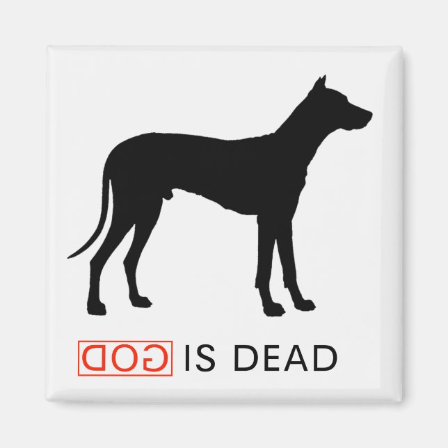 God is Dead Magnet (Front)