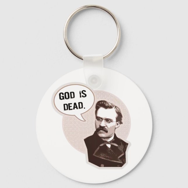 God is dead (Nietzsche) Key Ring (Front)
