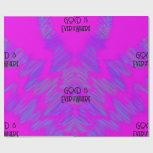 God Is Everywhere Wrapping Paper - Faith Gift