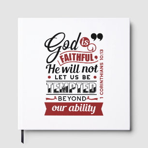 God Is Faithful – 1 Corinthians 10:13 Bible Verse Guest Book