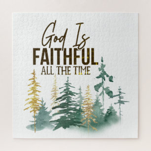 God is Faithful All the Time  Jigsaw Puzzle
