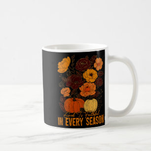 God Is Faithful In Every Season Christian Fall Boh Coffee Mug