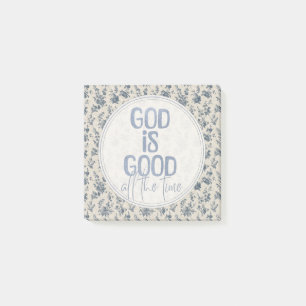 God Is Good All the Time Christian Quote Post-it Notes