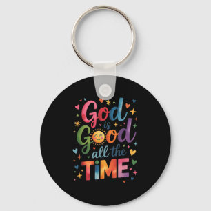 God Is Good All The Time Jesus Christ Christian Gi Key Ring