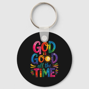 God Is Good All The Time Jesus Christ Christian Gi Key Ring