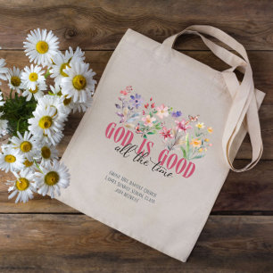 God is Good Bible Sunday School Custom Tote Bag