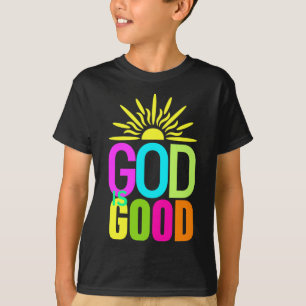 God is Good Christian Faith Summertime Vacation T-Shirt