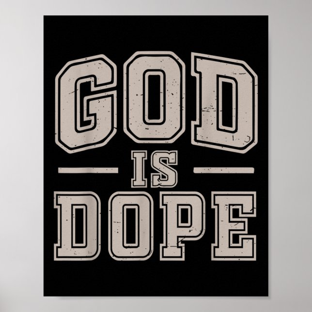 God Is Good Christian Jesus Son Sister Brother Tod Poster (Front)