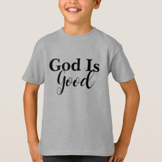 God Is Good Christian Psalms 107:1 Scripture  T-Shirt