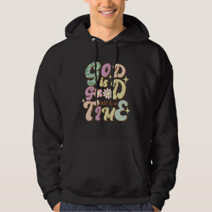 God Is Good Christian Religious Bible Verse Retro  Hoodie