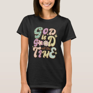 God Is Good Christian Religious Bible Verse Retro T-Shirt