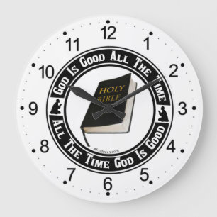 God Is Good Large Wall Clock