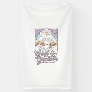 God Is Greater Christian Vintage Engraving Shirt_1 Banner