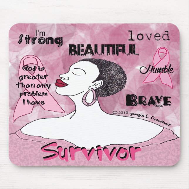 God is greater than any problem I have Mouse Pad (Front)