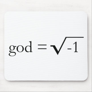 God is Imaginary Mouse Pad