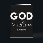 God Is Love 1 John 4_8 Bible Verse Christian Scrip Card<br><div class="desc">God Is Love 1 John 4_8 Bible Verse Christian Scripture Tank Top</div>