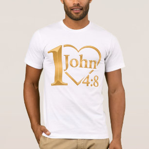 God Is Love - 1 John 4:8 by All43 T-Shirt