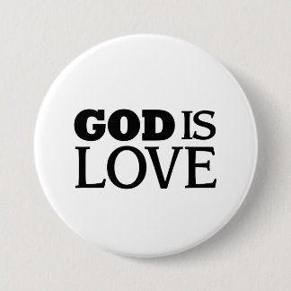God Is Love 7.5 Cm Round Badge