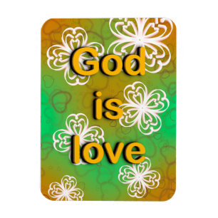 God is love book magnet