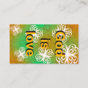 God is love enclosure card