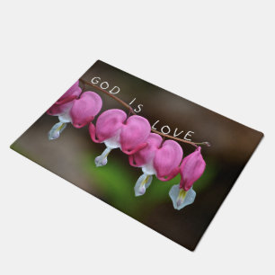 God Is Love Heart Doormat