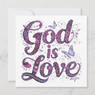 GOD IS LOVE HOLIDAY CARD