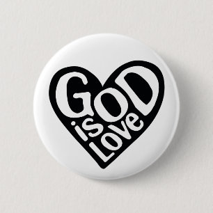 God is Love Like Jesus Quotes God Art Love Art Quo 6 Cm Round Badge