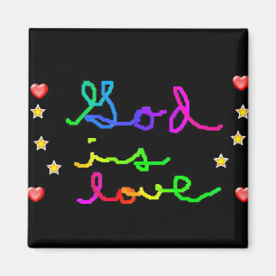 God is love magnet
