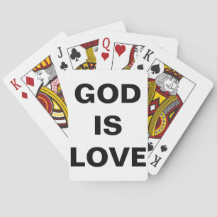God Is Love Playing Cards