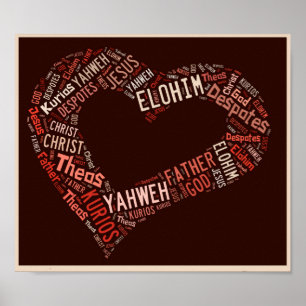 God is Love Poster