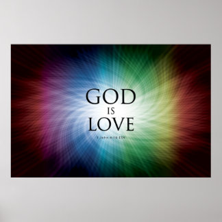 God is Love - Poster