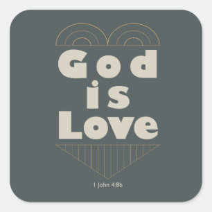 God is Love Sticker