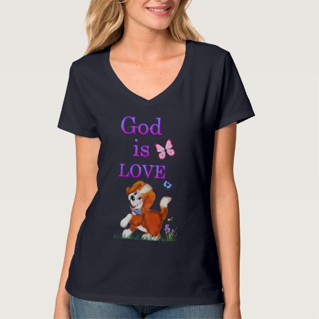God is Love T-Shirt (Front)