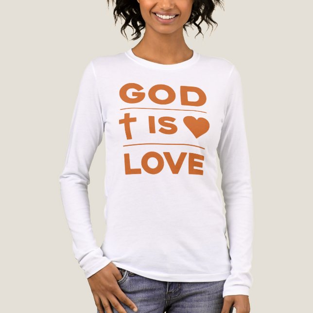 God Is Love Tri-Blend Shirt (Front)