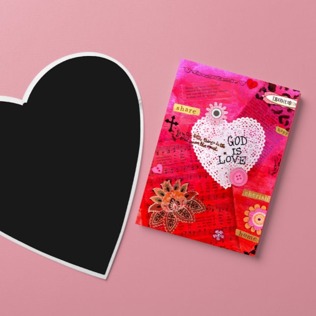 God is Love Valentine Holiday Card (Creator Uploaded)
