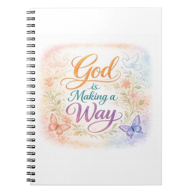 God is making a way notebook (Front)