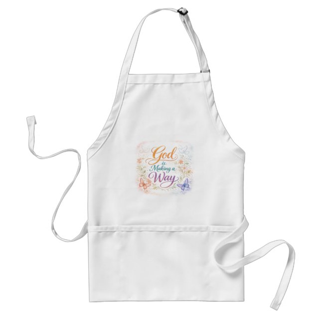 God is making a way standard apron (Front)