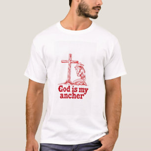 God is my anchor premium Men's T-shirt