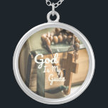 God Is My Guide Bible and Rosary Cross Silver Plated Necklace<br><div class="desc">God Is My Guide Bible and Rosary Cross This is perfect for anyone trying to find their way or if you need a little help remembering that God is your guide. Do all things in Christ and you shall have no fear. This beautiful picture of a rosary and bible with...</div>