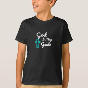 God Is My Guide Cross T-Shirt