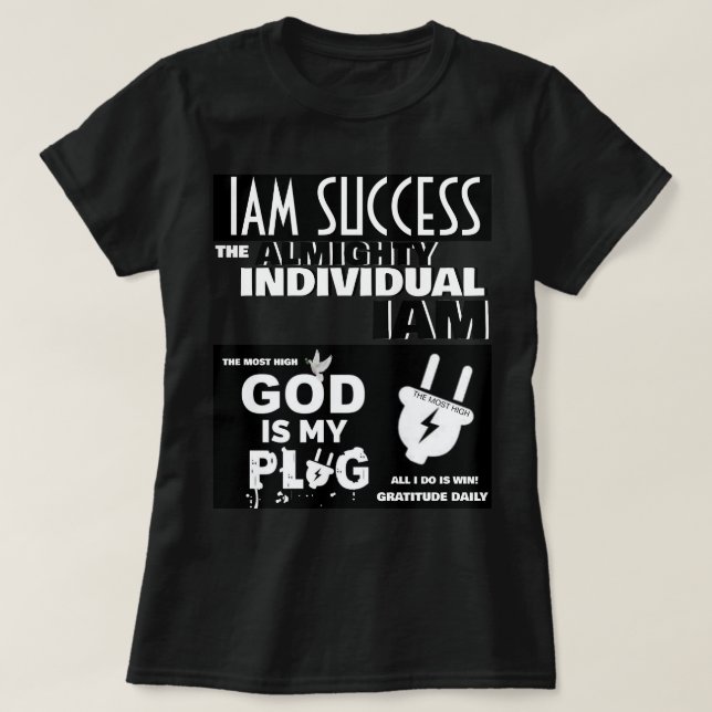 GOD IS MY PLUG T-Shirt (Design Front)