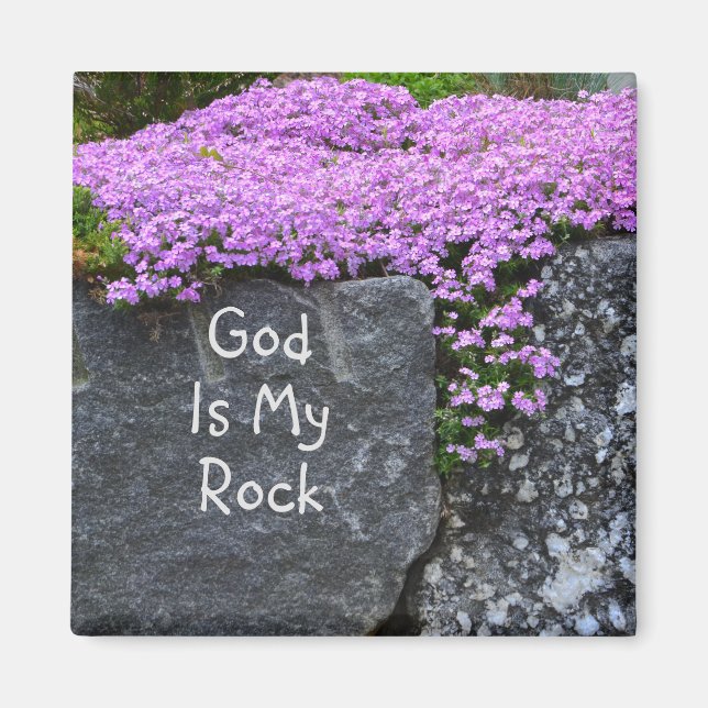 God Is My Rock Magnet (Front)