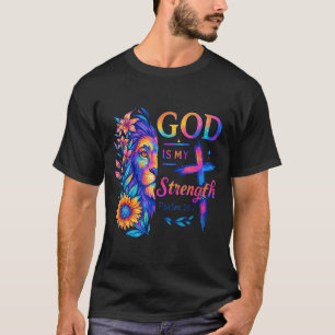 God Is My Strength Psalm 28_7 Lion Tee 