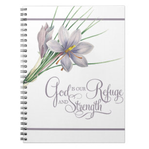 God is our Refuge and strength   Notebook