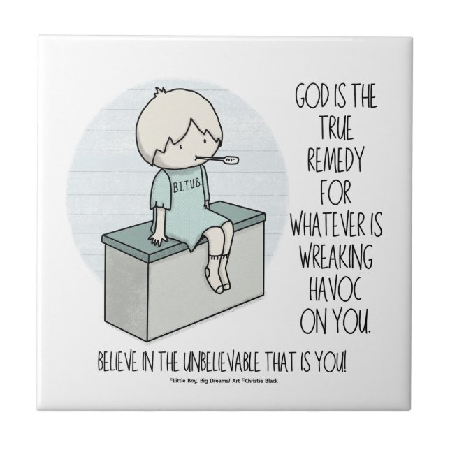 God is the Remedy Tile (Front)