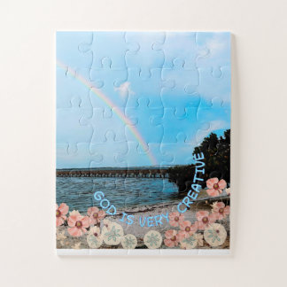 God is very creative jigsaw puzzle